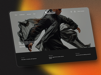 Clothing brand store app midjorney minimalism ui ux web site