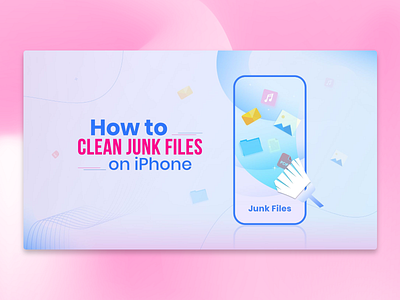 Blog Post Feature Image Design | How to clean junk files engagingvisuals