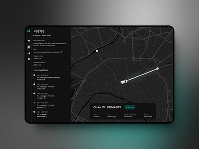 Logistic Panel design figma graphic design ui ux