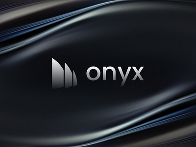 Logo for Onyx branding crypto graphic design landing page logo ui vector web web3