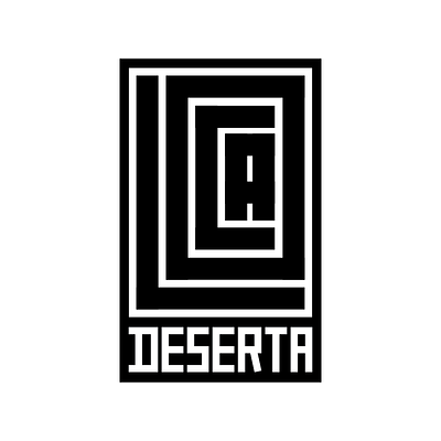 Logo for Loca Deserta branding branding design design of logo graphic design logo logotipe poster poster art vector