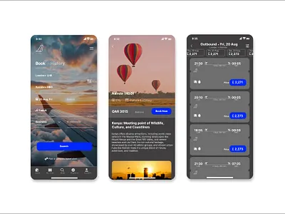 Airline App airline app design product design ui