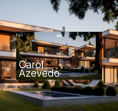 Web Design Arquiteta architecture graphic design ui web