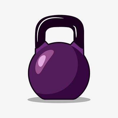 Strength and Power Kettlebell Logo Design icon