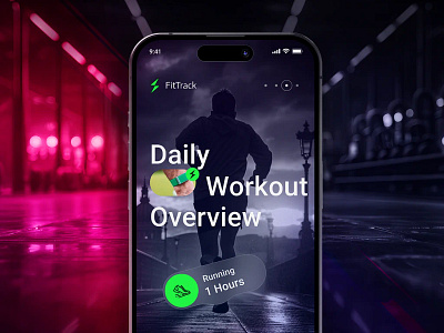 FitTrack - Fitness app design app design ui web design