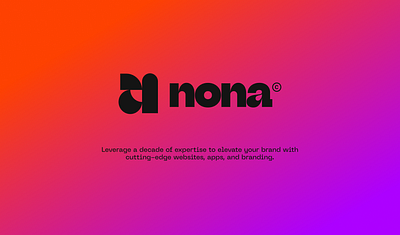 Nona Agency app branding design graphic design illustration landingpage logo logotype typography ui uiux ux vector webdesign