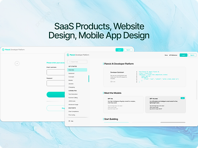 AI Services SaaS Product - Software Design saas ui ui design ui designer ux design web design