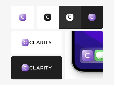 CClarity logo app branding icon logo