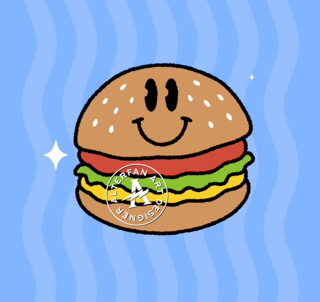 SMILE BURGER FLIP ANIMATION alterfan alterfan art apple motion artist berger burger king cafe cheeseburger coverart design fast food food icon illustration logo mcdonalds meal motion motion graphics restaurant