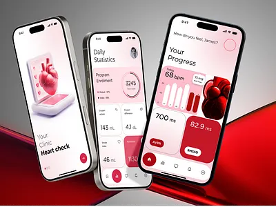 Heart Health by android blood blood test charts check clinic diary doctor health healthtech heart hospital ios medical mobile patient pressure scanner statistic statistics