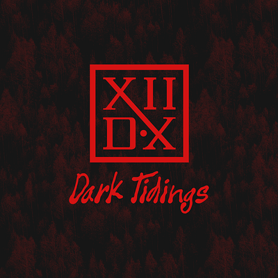 Twelve Days of Christmas: Dark Tidings blood brand mark branding christmas creative logo design dark freelance logo design horror logo mark modern logo design monogram red roman numerals visual identity design xmas