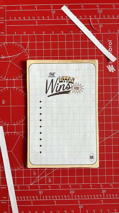 The Little Wins List! branding graphic design logo packaging retro