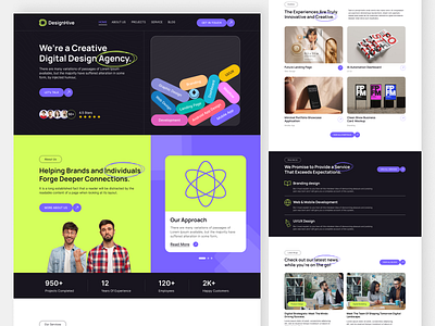 Digital Design Agency agency ui design agency website agency website design business company creative agency creative direction digital agency digital marketing digital marketing agency landing page marketing marketing website portfolio studio ui uiux ux web design website