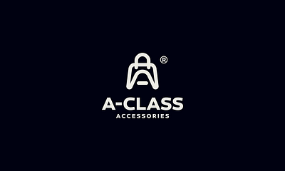 A-Class Accessories a logo bag logo branding graphic design logo minimalist logo modern logo