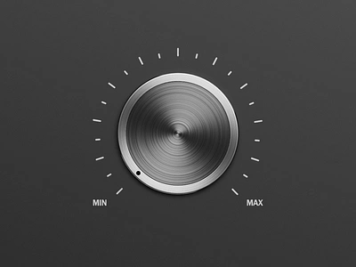 Metal Volume controller-knob-88 graphic design knob motion graphics ui vst