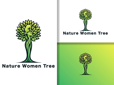 Nature Women Tree Logo branches logo brand emblem cosmetic surgery fimine graphic design illustration logo for sale nature women nature women tree logo psychology skin treatment tree branches tree logo tree women vector wellness women women branches women health women logo