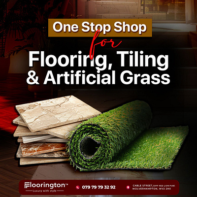 Floorington Poster Design branding graphic design logo