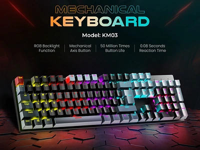 Mechanical Keyboard Social Media Design adobe branding corporate corporate design design graphic graphic design manipulation marketing media minimal photoshop post sells social