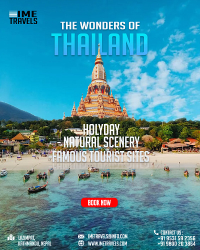 The Wonders Of Thailand. app branding design graphic design illustration logo typography ui ux vector