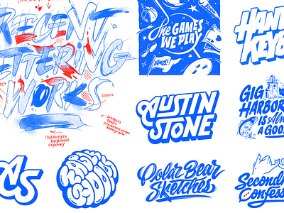 Recent lettering works vol. 10 calligraphy graphic design illustration lettering logotype sketch typography