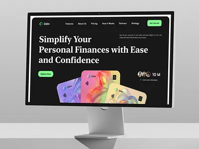 Finance Landing Page | UX/UI Design | Development banking copiright development figma fintech illustration landing page landingdesign logo marketing ment seo uxuii website website design