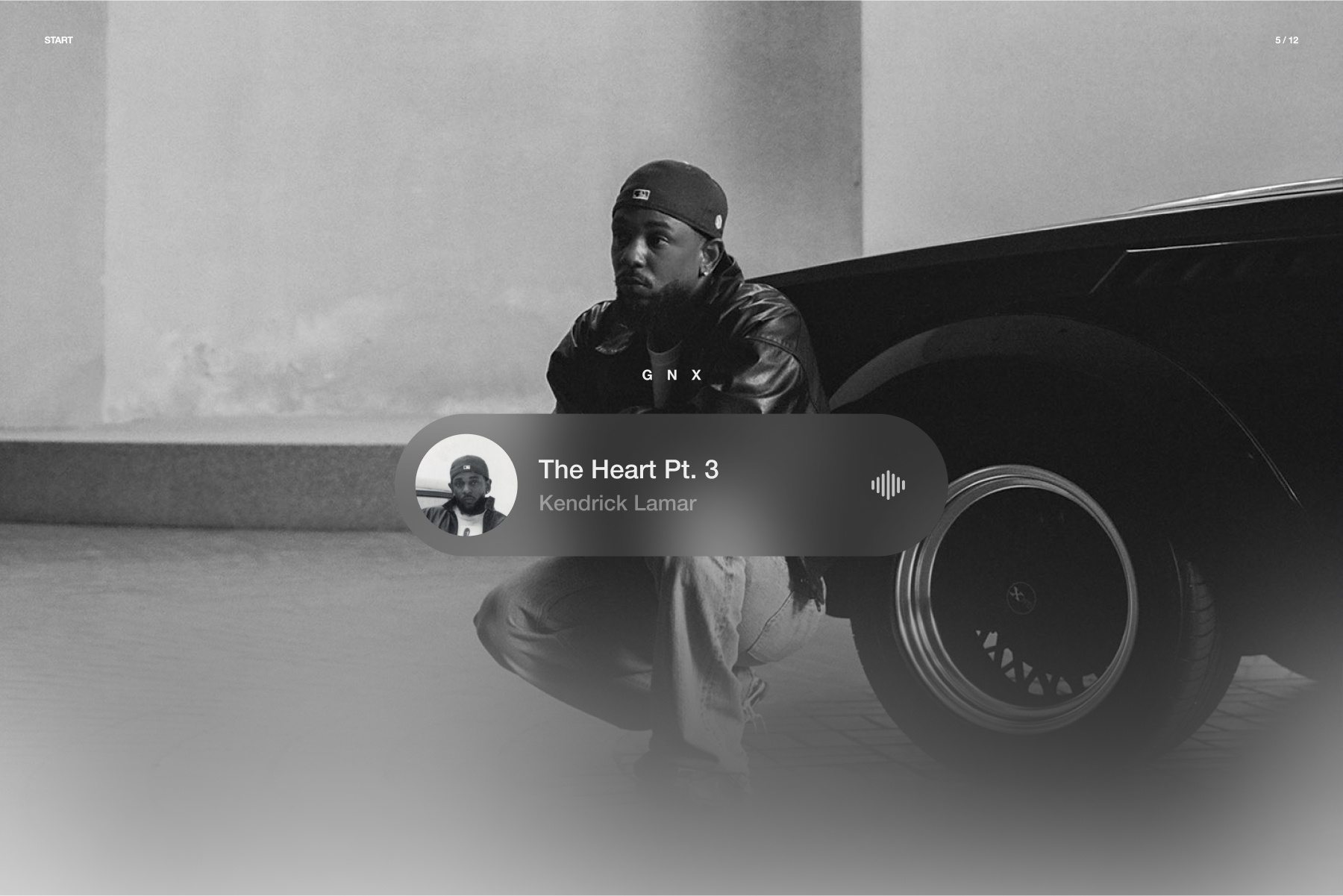 Music Pill 2025 black blur car design glass effect glass morphism latest music pill retro trend ui white