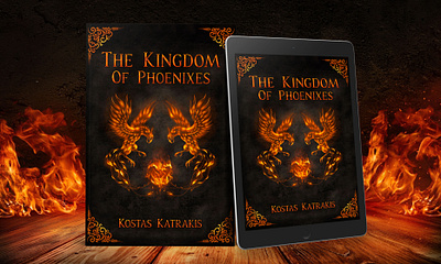 The Kingdom of Phoenixes 3d book mockup book book cover book cover art book cover design book cover designer book cover mockup book design design ebook ebook cover epic epic book epic book covers epic bookcovers epic covers fantasy book cover illustration professional book cover the kingdom of phoenixes