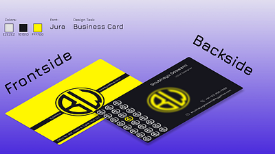 Business Card branding business card card graphic design logo ui