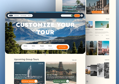 Travel Mingle Travel Website bali explore india journey ui paris thomas cook travel travel ui travel website ui desgin ui design ux design visit web design website design