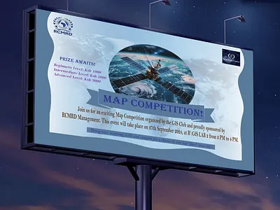 MAP COMPETIEION FLYER graphic design