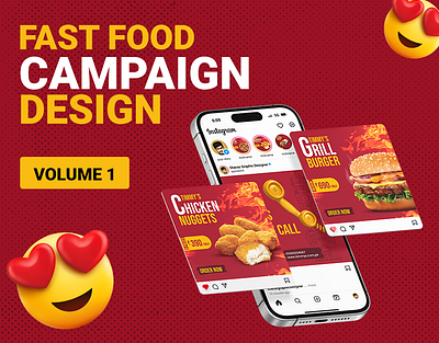 Social Media Campaign Design for Fast Food campaign design facebook campaign fast food campaign fast food creative fast food post food advertisement food advertisement campaign food campaign food post food post design food poster food poster design graphic design social media campaign social media design social media post