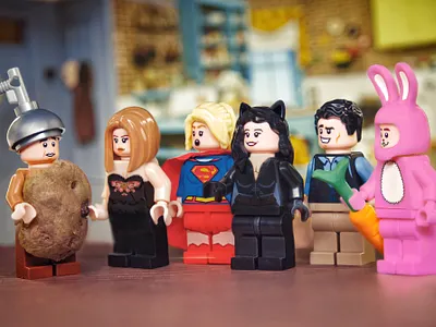 The one with the halloween party friends lego toyphotography