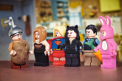 The one with the halloween party friends lego toyphotography