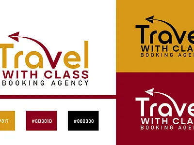 Travel With Class - Logo Design branding creativelogo customlogo design graphic design illustration logo logodesign logoinspiration modernlogo