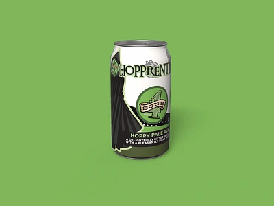 Four Sons Brewing • Hopprentice 12oz beer beer packaging branding design graphic design illustration label packaging packaging design star wars