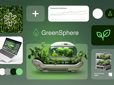 Greensphere: Brand Grid Animation animated