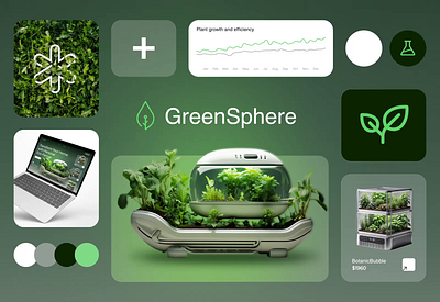 Greensphere: Brand Grid Animation animated