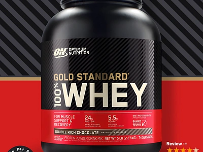 Optimum Nutrition beanding design figma graphic design poster whey protein