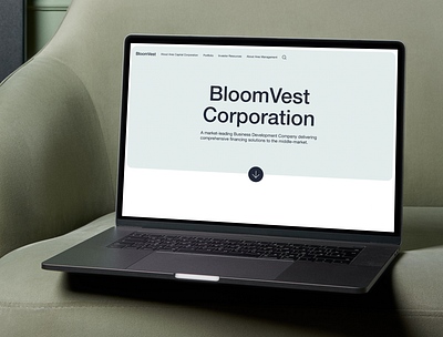 Financial Website Design for BloomVest Corporation corporatedesign creativedesign designinspiration designprocess financial design graphic design ui webdesign webdevelopment