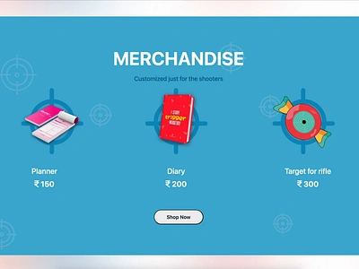 Merchandise animation merchendise ui webdesign