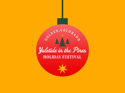 Holiday Festival Branding Concept - Yuletide in the Pines christmas branding christmas event christmas festival christmas logo christmas poster colorado branding colorado festival colorado logo colorado poster holiday branding holiday event holiday festival holiday logo holiday poster yuletide in the pines