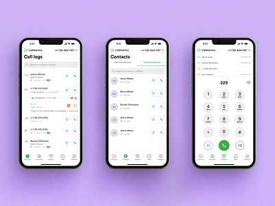 CallMantra calling ui uiux