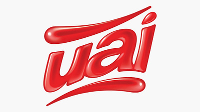 Refrigerantes Uai branding illustrator lettering logo meshes redesign soda