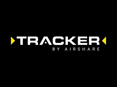 Tracker by Airshare app brand branding design graphic design logo stationery ui visual identity