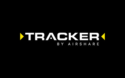 Tracker by Airshare app brand branding design graphic design logo stationery ui visual identity