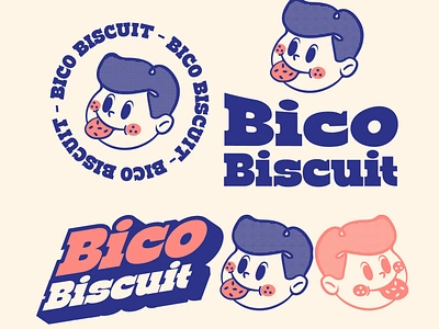 Bico Biscuit design diseño de logo diseño plano illustration logo logo logodesign design logodesign design brand marca tipografía