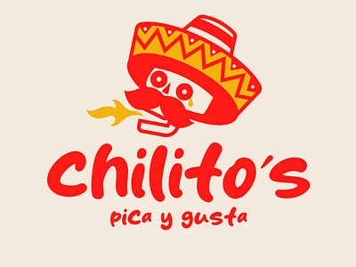 Chilitos design diseño de logo diseño plano illustration logo logo logodesign design logodesign design brand marca tipografía