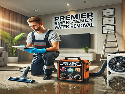 Flood Water Damage Restoration character design graphic design social media design