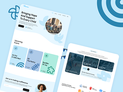 ShelterNest - Charity website landing page landing page ui ux web design website