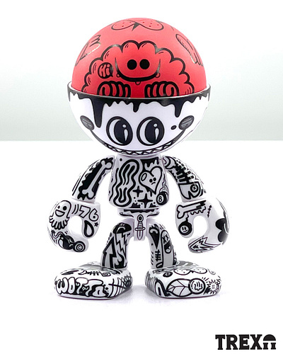 Trexii Vinyl Toy collectable toys cute designer toys graphic design toys trexii vinyl toys wotto